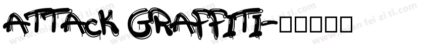 attack graffiti字体转换